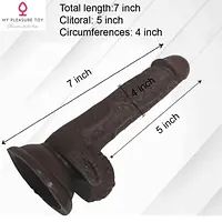 Dark Seduction 7-Inch Realistic Dildo with Suction - Master