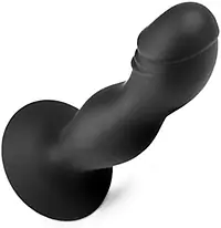 RealTouch 6 Inch Penis Shape Silicone Butt Plug - Master