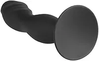 RealTouch 6 Inch Penis Shape Silicone Butt Plug - Master