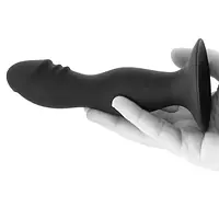 RealTouch 6 Inch Penis Shape Silicone Butt Plug - Master