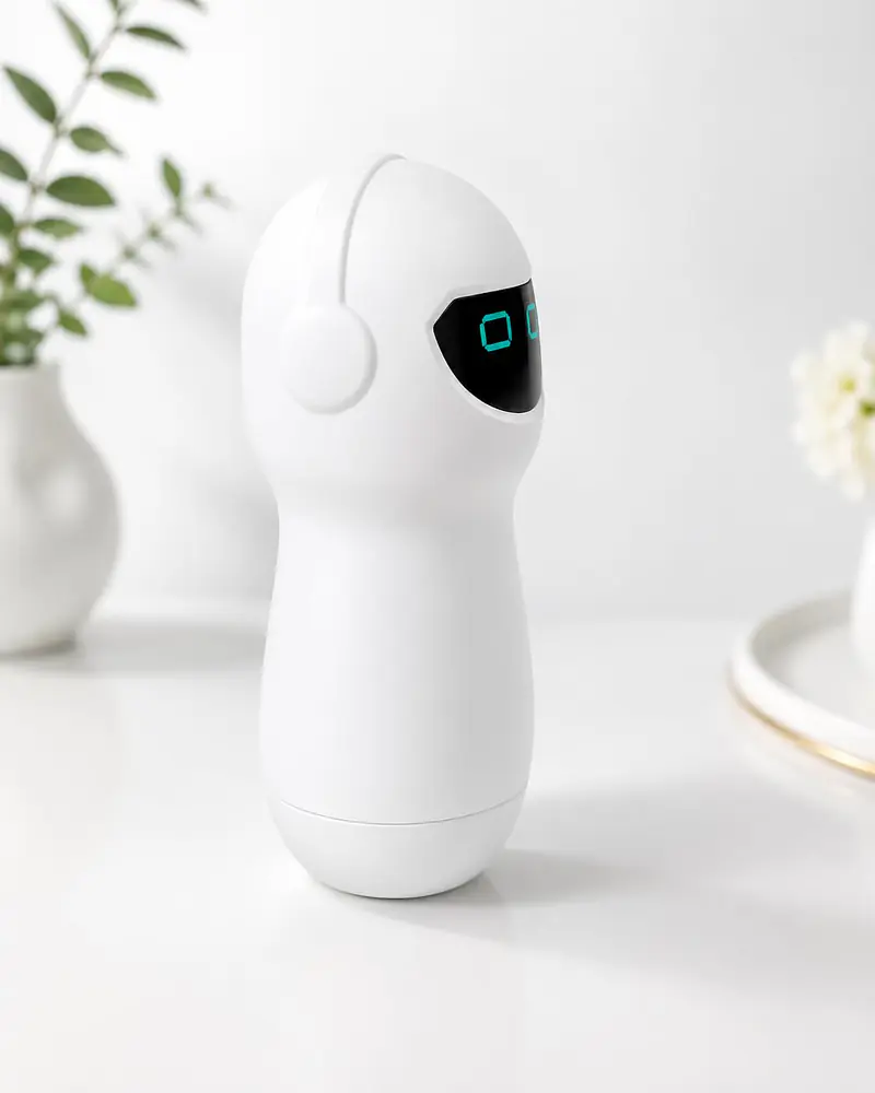 RoboEyes 6 Inch Dotted Masturbator - Master
