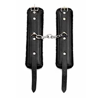 Black Eclipse Cuffs, Flogger & Eye Mask BDSM Kit - Master