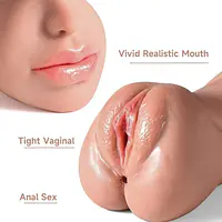 My Pleasure  3 In 1 Realistic Double Ended Pocket Pussy - Master