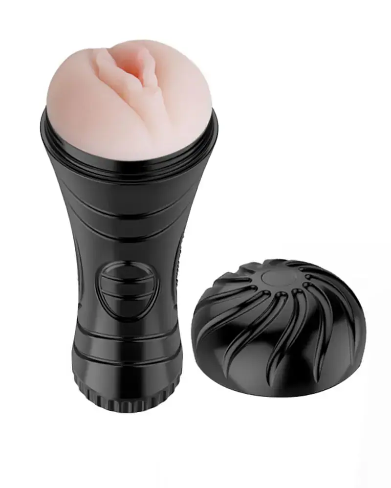 7-Mode Vibrating Fleshlight with Remote & 50ml Lube Combo for Men - Master