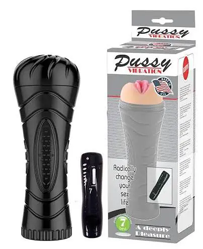 7-Mode Vibrating Fleshlight with Remote & 50ml Lube Combo for Men - Master