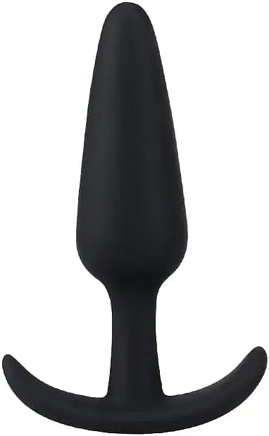 Small Metal & Anchor Base Silicone Butt Plug Combo - Master