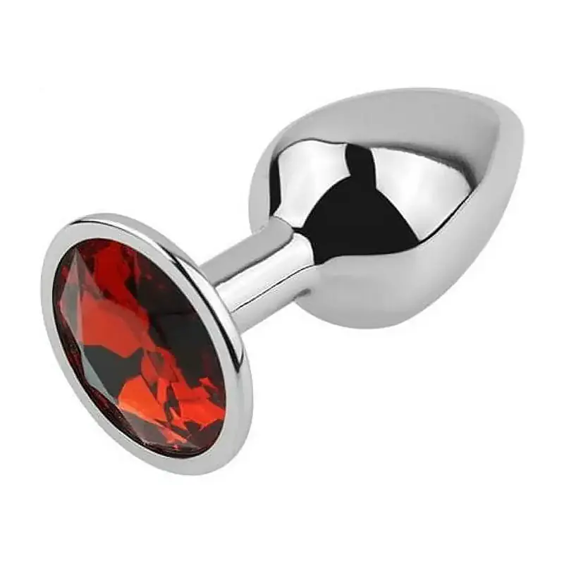 Small Metal & Anchor Base Silicone Butt Plug Combo - Master