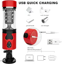 MAIG Cyclone Voice Pro Automatic Thrusting, Rotating & Vibrating Stroker with Hands-Free Stand - Master