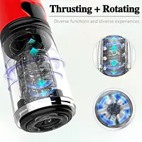 MAIG Cyclone Voice Pro Automatic Thrusting, Rotating & Vibrating Stroker with Hands-Free Stand - Master