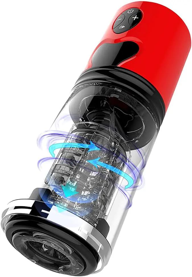 MAIG Cyclone Voice Pro Automatic Thrusting, Rotating & Vibrating Stroker with Hands-Free Stand - Master