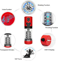 MAIG Cyclone Voice Pro Automatic Thrusting, Rotating & Vibrating Stroker with Hands-Free Stand - Master