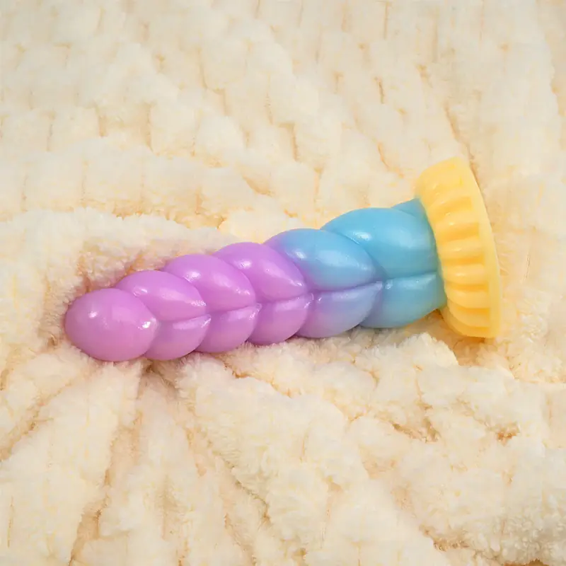 Monster Pulse 7-Inch Vibrating Dildo with 8 Modes, Remote Control & Magnetic Charging - Master
