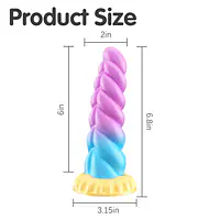 Monster Pulse 7-Inch Vibrating Dildo with 8 Modes, Remote Control & Magnetic Charging - Master