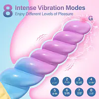 Monster Pulse 7-Inch Vibrating Dildo with 8 Modes, Remote Control & Magnetic Charging - Master