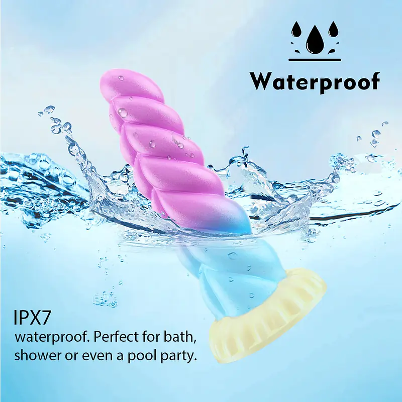 Monster Pulse 7-Inch Vibrating Dildo with 8 Modes, Remote Control & Magnetic Charging - Master