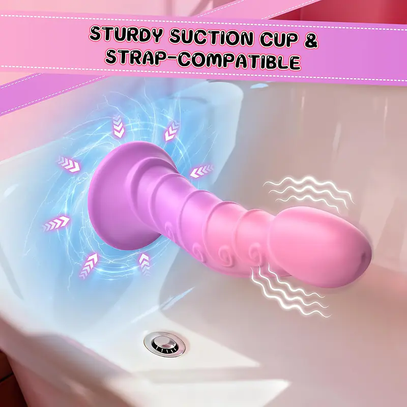 Velvet Twist 7-Inch Vibrating Dildo – 8 Modes, Remote Control & Magnetic Charging - Master