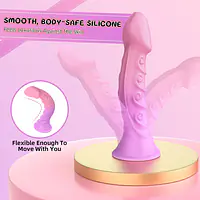 Velvet Twist 7-Inch Vibrating Dildo – 8 Modes, Remote Control & Magnetic Charging - Master