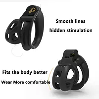 White Guardian Nub Resin Chastity Cage - Master