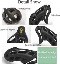 White Guardian Nub Resin Chastity Cage - Master