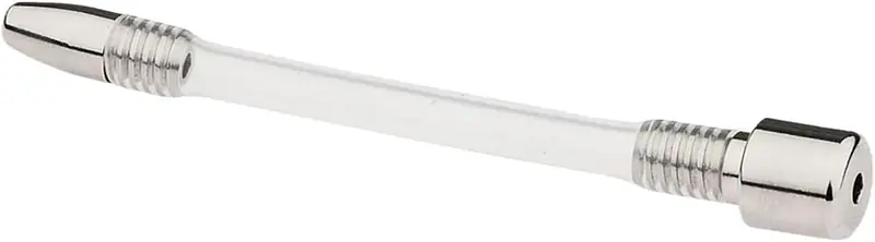 Steel Vault X-Tube Stainless Steel Chastity Cage with Removable Urethral Tube & Secure Lock - Master