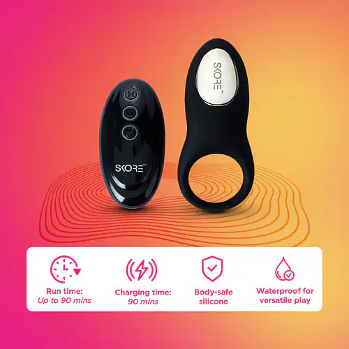 Skore Buzzz Vibrating Ring With Remote For Him And Her - Master