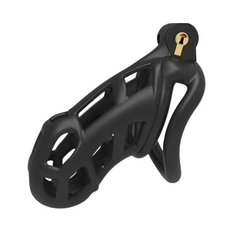 Cobra Guard X5 Resin Chastity Device Standard Size with 4 Base Rings & 5 Padlocks - Master