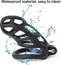 Cobra Guard X5 Resin Chastity Device Standard Size with 4 Base Rings & 5 Padlocks - Master