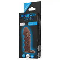 Balie Intensity Brown Studded Penis Sleeve – 5.5 Inches - Master