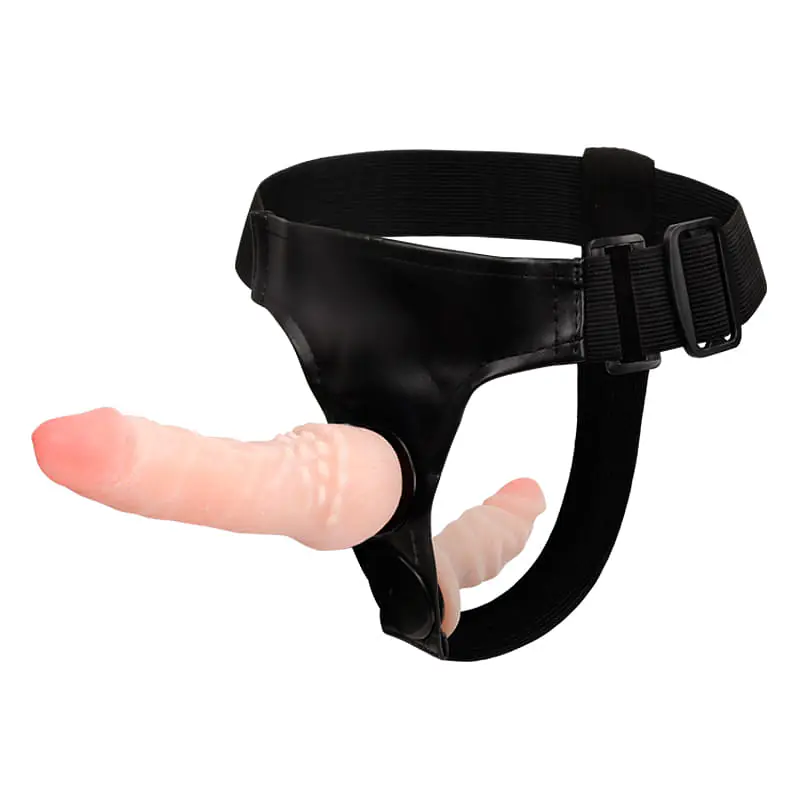 Balie Female Harness Ultra Double Strap-On Dildo - Master