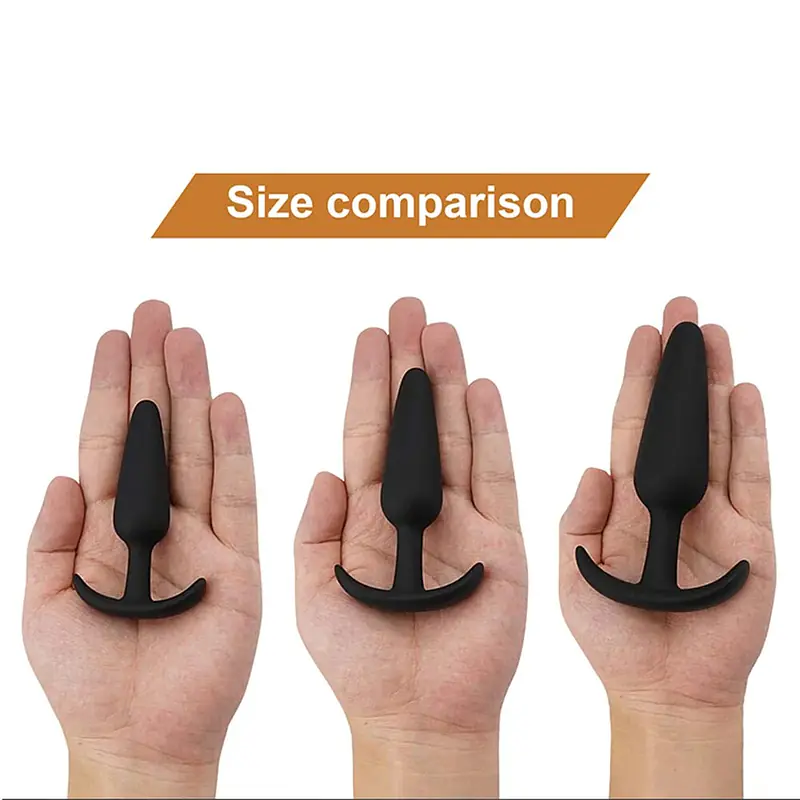 Anchor Play 3-Piece Wearable Anal  Plug  Set - Master