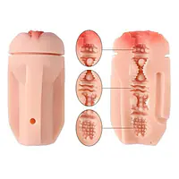 Beer bottle masturbation cup real vagina pussy - Master