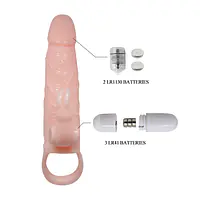 Brave Man Penis Sleeve With Multi-speed Bullet Vibrator - Master