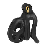Black Guardian Nub Resin Chastity Cage - Master