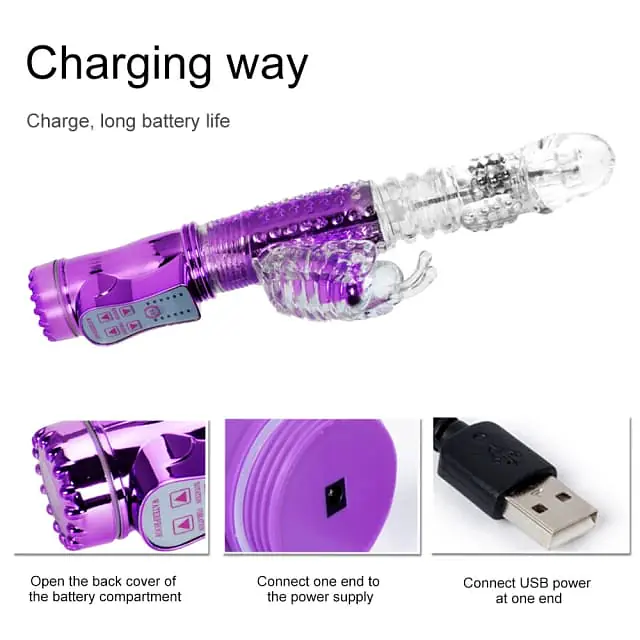 ButterflyPulse Thrusting and Rotating G-Spot Vibrator with Multiple Vibrating Modes - Master