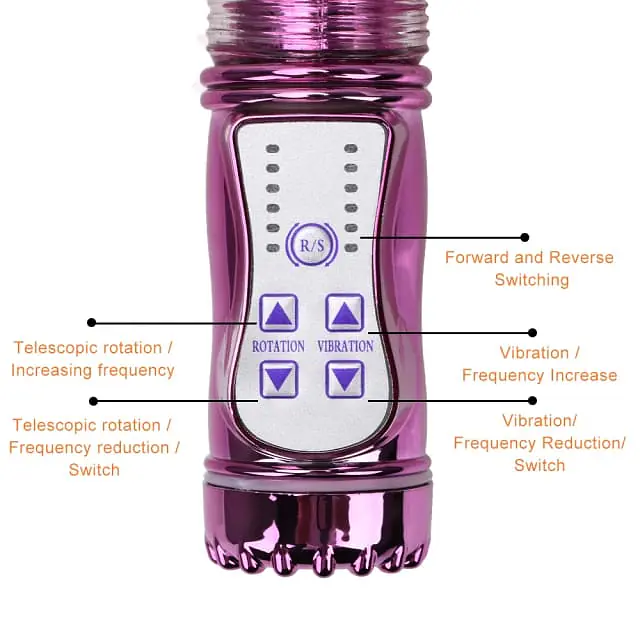 ButterflyPulse Thrusting and Rotating G-Spot Vibrator with Multiple Vibrating Modes - Master