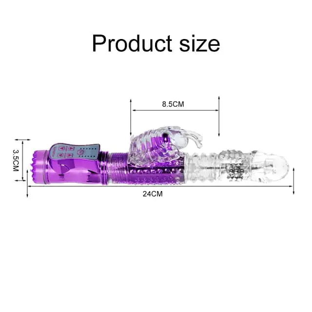 ButterflyPulse Thrusting and Rotating G-Spot Vibrator with Multiple Vibrating Modes - Master