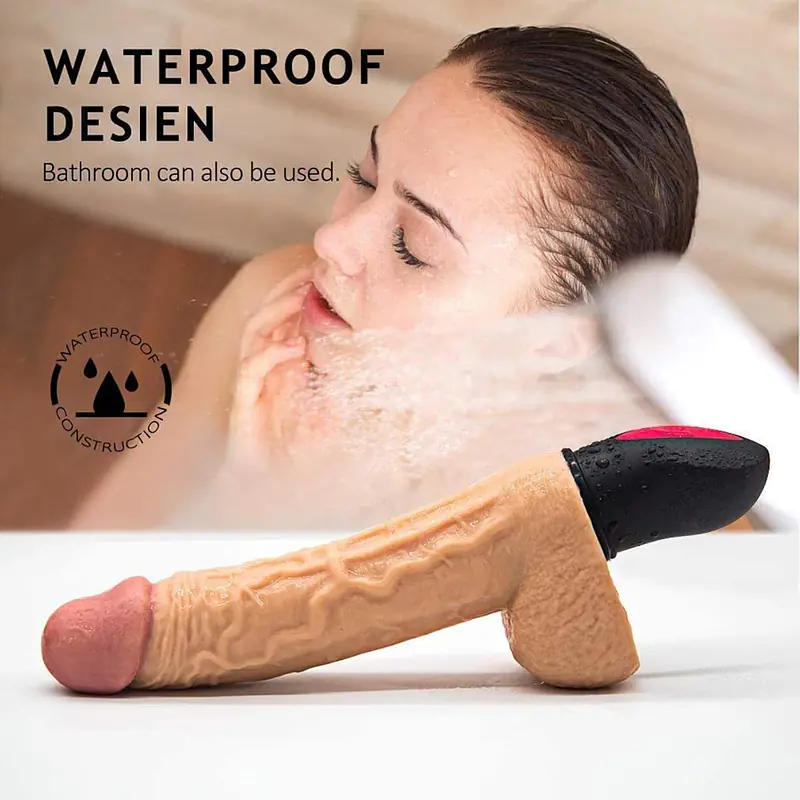 My Pleasure Bendable Heating Dildo With 12 Vibration Modes - Master