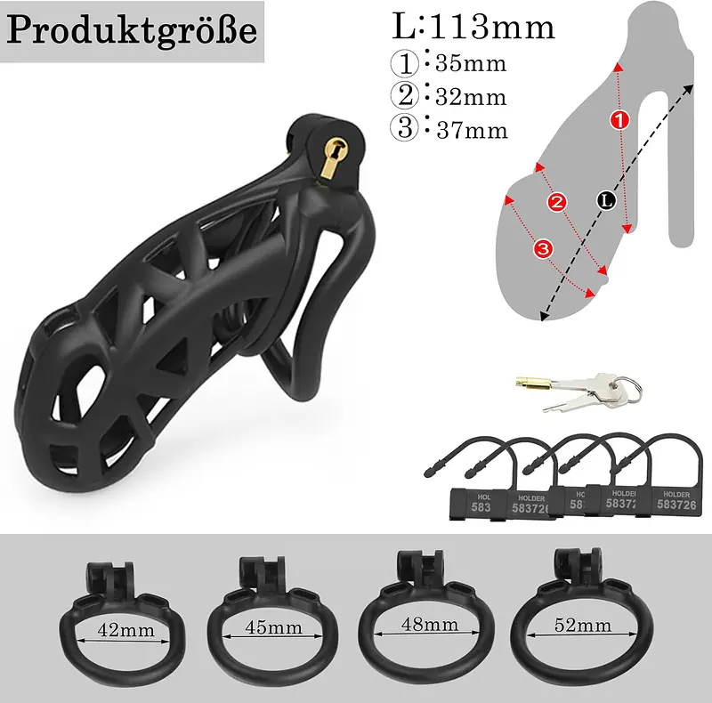 Cobra Chastity Cage For Men - Master