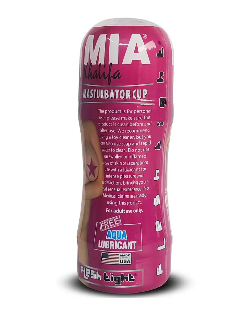 Mia Khalifa Masturbator Cup For Men (Free Lube) - Master