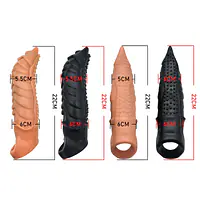 Max Extend 8 Inch Flesh Cock Sleeve - Master