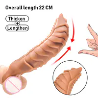 Max Extend 8 Inch Flesh Cock Sleeve - Master