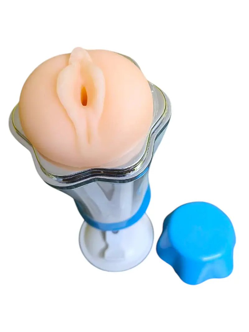 Pleasure Mount Suction Fleshlight with Dotted Tunnel - Master