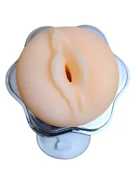 Pleasure Mount Suction Fleshlight with Dotted Tunnel - Master