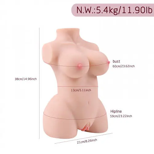 Half body sex doll for men (16 inches) - Master