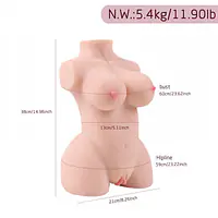 Half body sex doll for men (16 inches) - Master