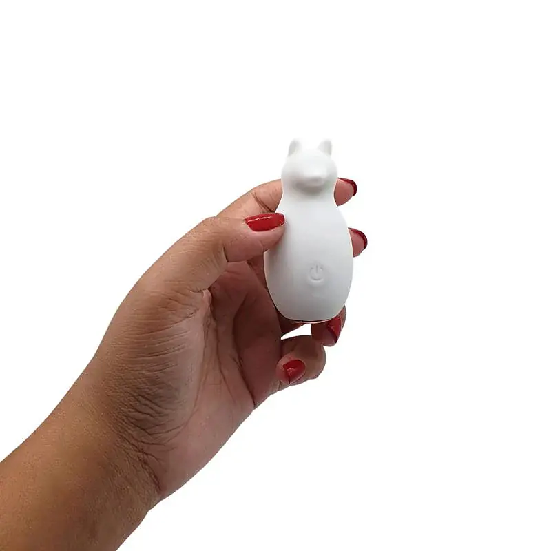 Cuddle Bear White Vibrator - Master