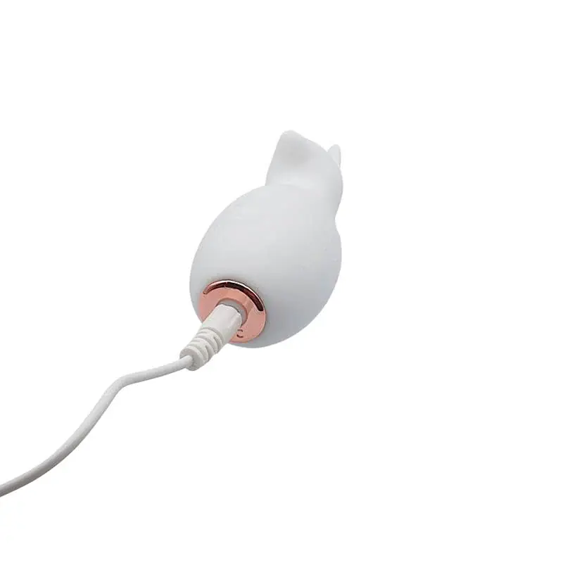 Cuddle Bear White Vibrator - Master