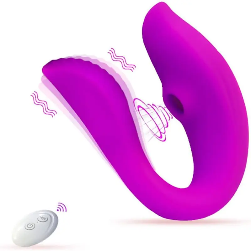 Pleasure Air 2-in-1 Clit & G-Spot Suction Vibrator With 10 Modes - Master