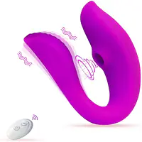 Pleasure Air 2-in-1 Clit & G-Spot Suction Vibrator With 10 Modes - Master