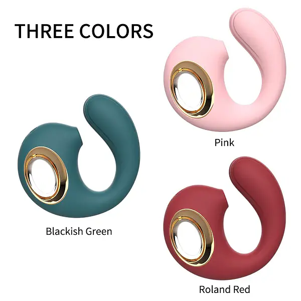Dolphin Bliss 2-in-1 Clit & G-Spot Suction Vibrator with 10 Modes - Master